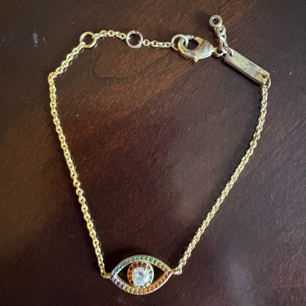 Kurt Geiger Gold Evil Eye Bracelet